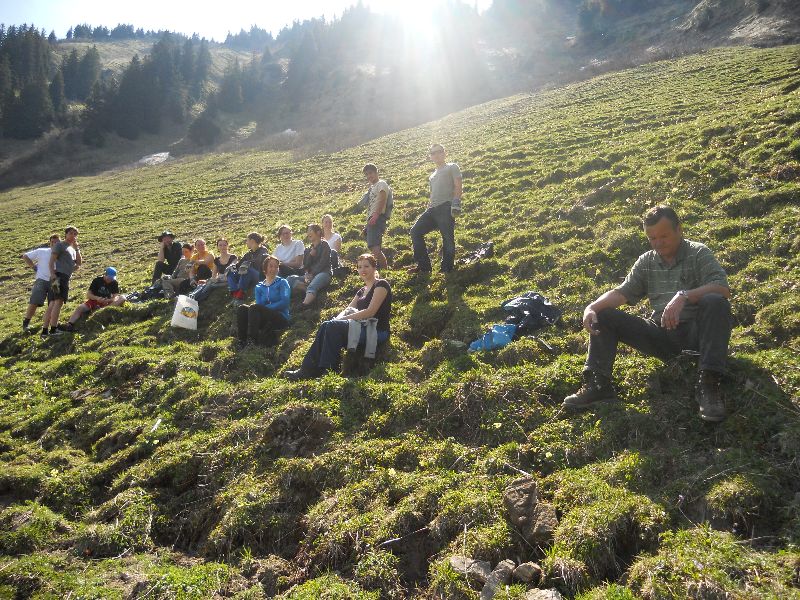 Arbeitsleistung Hinterjoch mit Schler/innen HTL