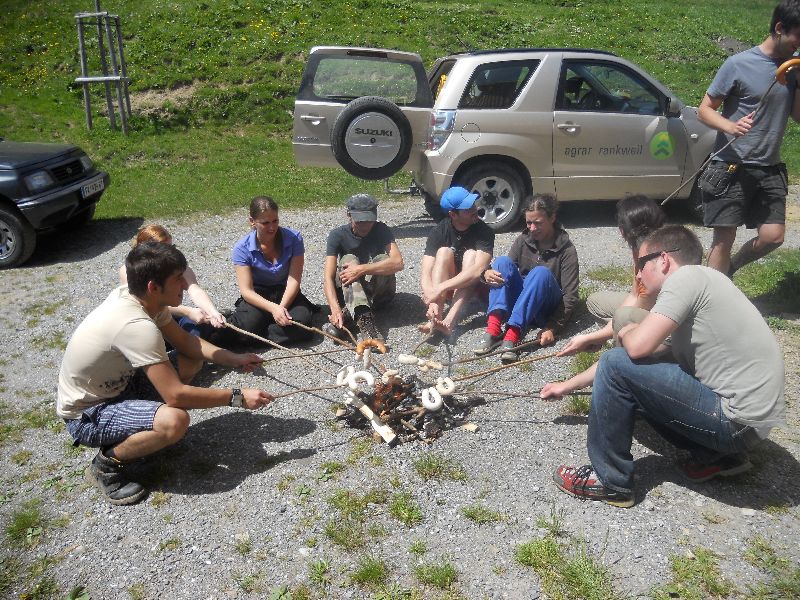 Arbeitsleistung Hinterjoch mit Schler/innen HTL