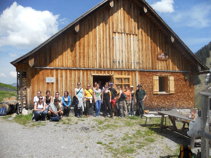 Arbeitsleistung Hinterjoch mit Schler/innen HTL