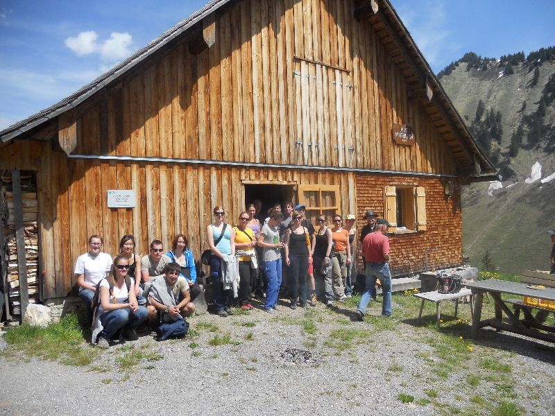 Arbeitsleistung Hinterjoch mit Schler/innen HTL